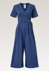 Umstandsjumpsuit mit Stillfunktion - Blau