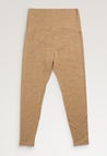 Umstandsleggings Merinowolle - Brown Melange