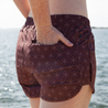 Badeshorts - Rose Brown Petal