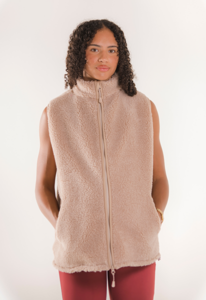 Pile Fleecewesten - Beige