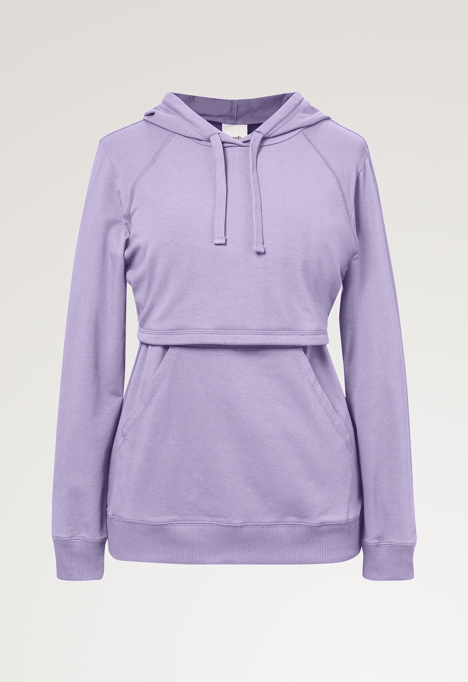 Still Hoodie mit Fleece - Lila
