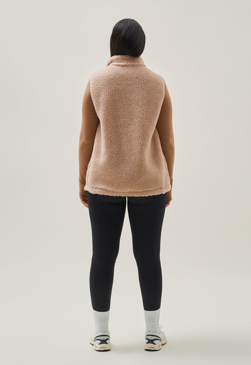 Pile Fleecewesten - Beige
